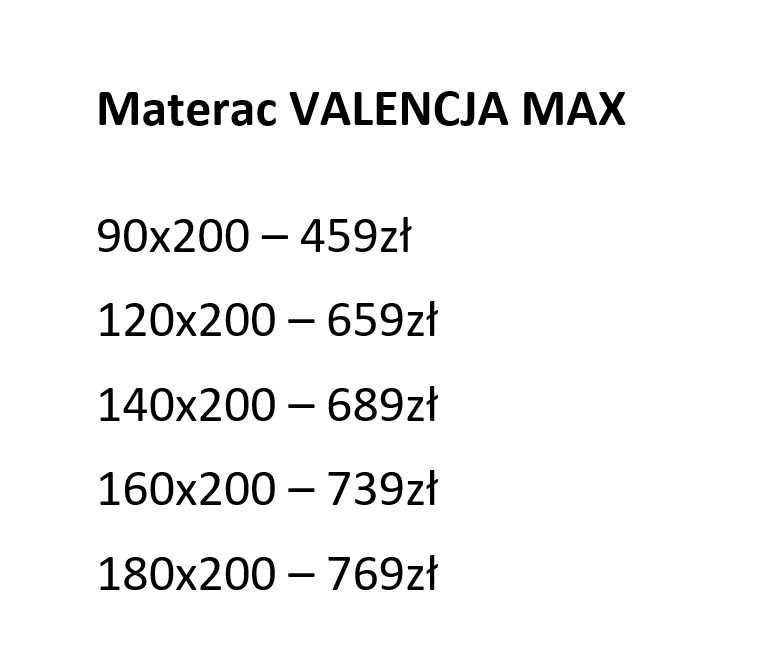 Materac Materace NOWE 90,120,140,160 x 200 Kieszeniowy wys 24cm