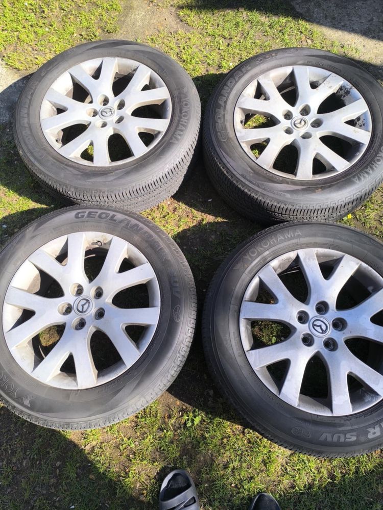 Felgi aluminiowe Mazda 18” + opony caloroczne Yokohama 235/60 R18