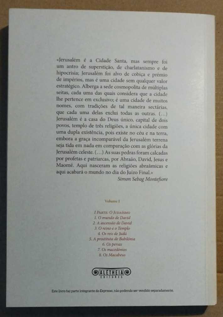 Jerusalém: A Biografia Volume I - Livro Usado em Bom Estado
