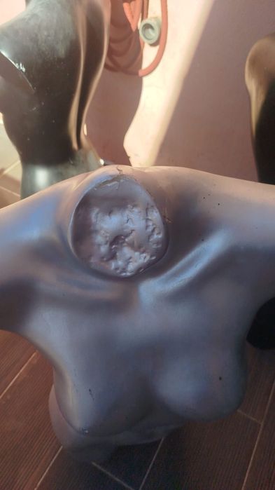 Manequim mulher meio corpo