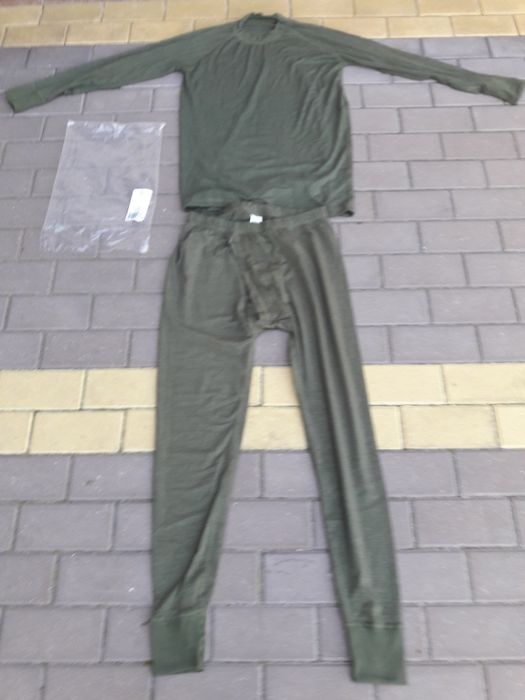 bielizna zimowa wojskowa kolor khaki nowy wzór 507T/MON