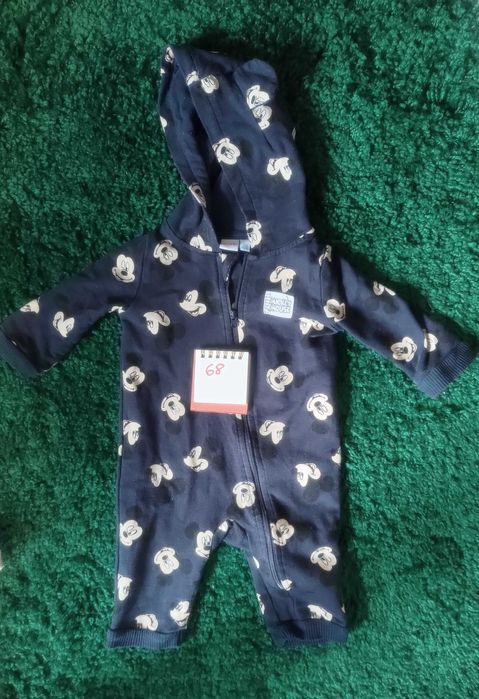 Kombinezon dresowy pajac Disney Myszka Mickey 62 68 granatowy