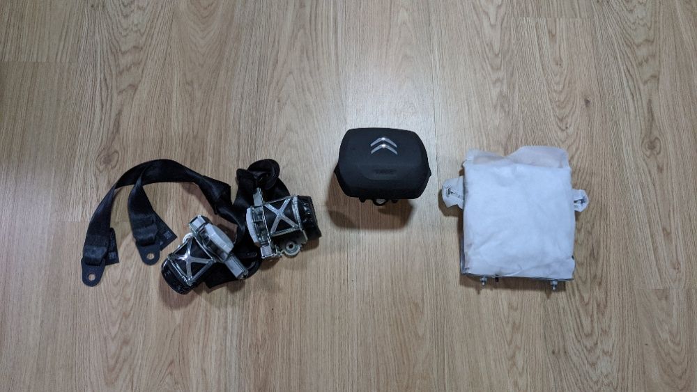 Conjunto Kit Airbags Tablier Citroen C4 Cactus Volante Cintos