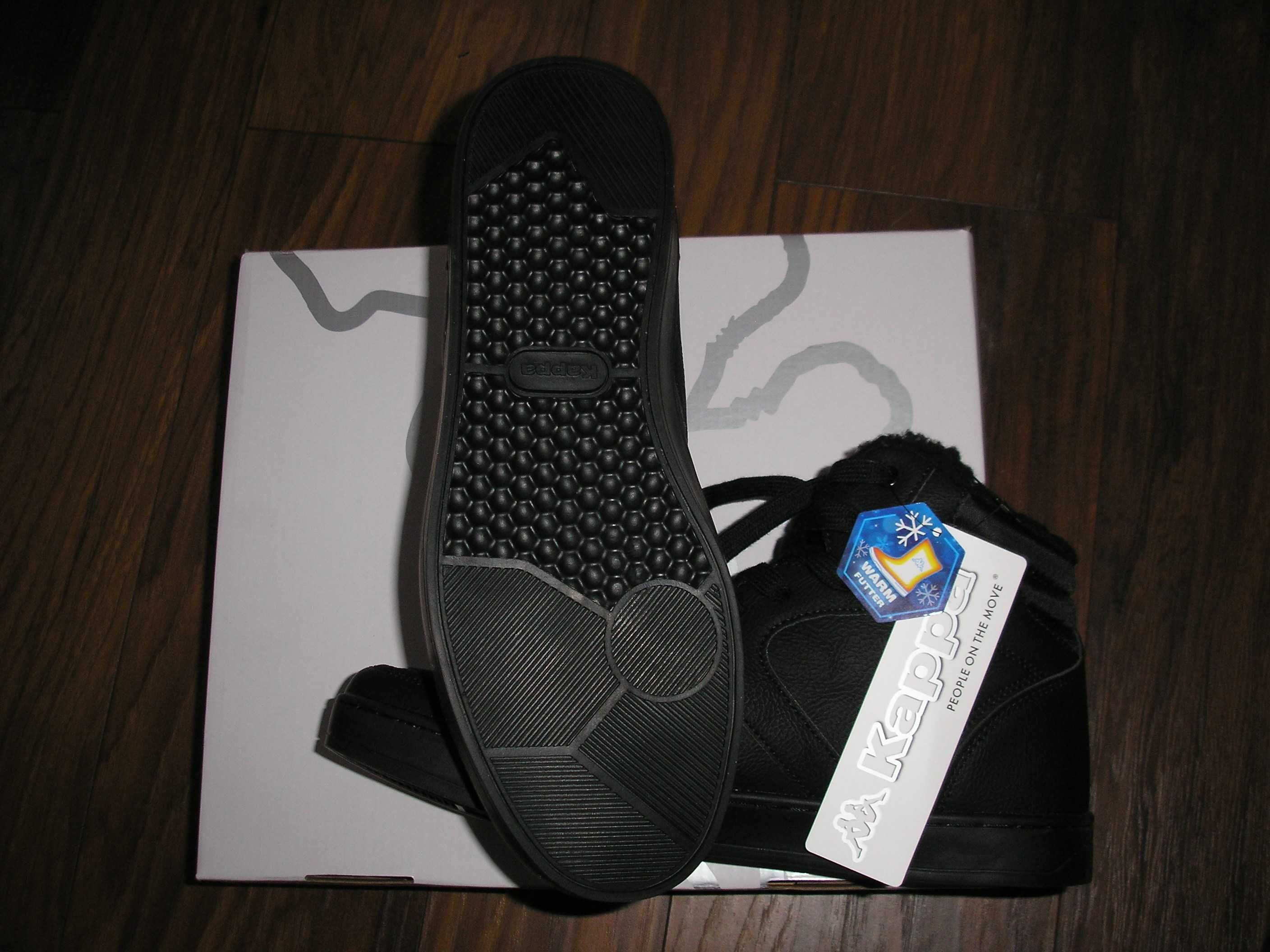 NOWE Buty Kappa zimowe model Nanook 43 czarne ocieplane