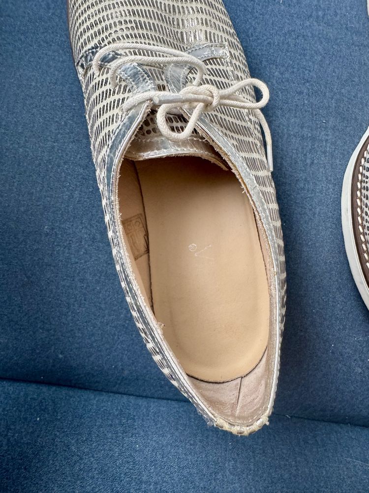 Skórzane buty r. 40