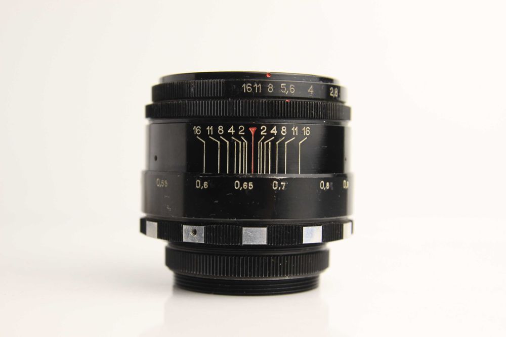 Helios 44 Ver.1 Czarna Zebra Belomo M39 + redukcja M42