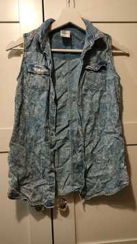Koszula jeansowa rozpinana H&M 140 cm