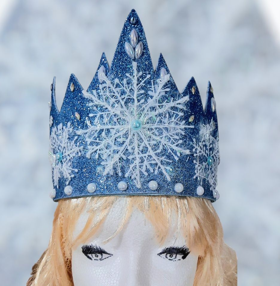 Корона Сніжинка сніжна королева метелиця