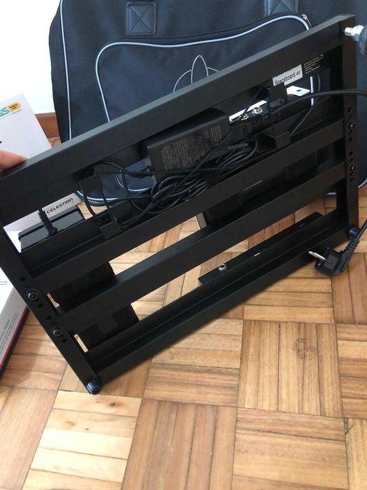 Pedalboard completa – Ampero Stomp II + controlador + pedal + saco