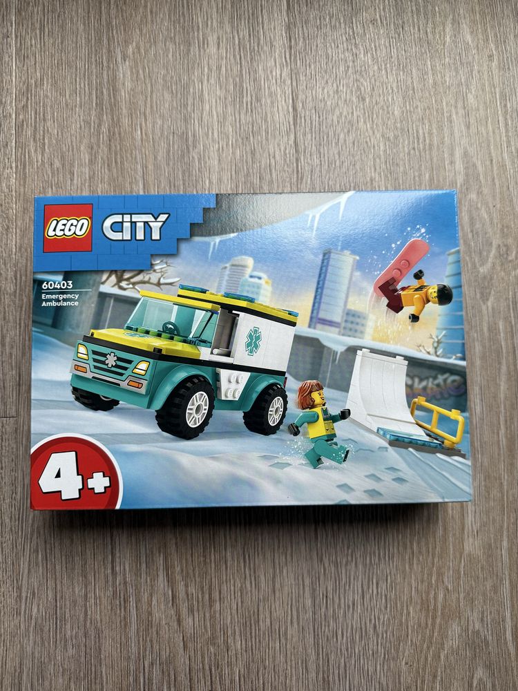 Конструктор Lego швидка допомога, Лего Lego скорая помощь, LEGO CITY