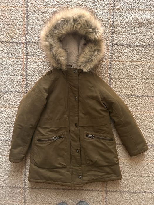 Зимова парка на дівчинку ZARA  , зріст 122-128