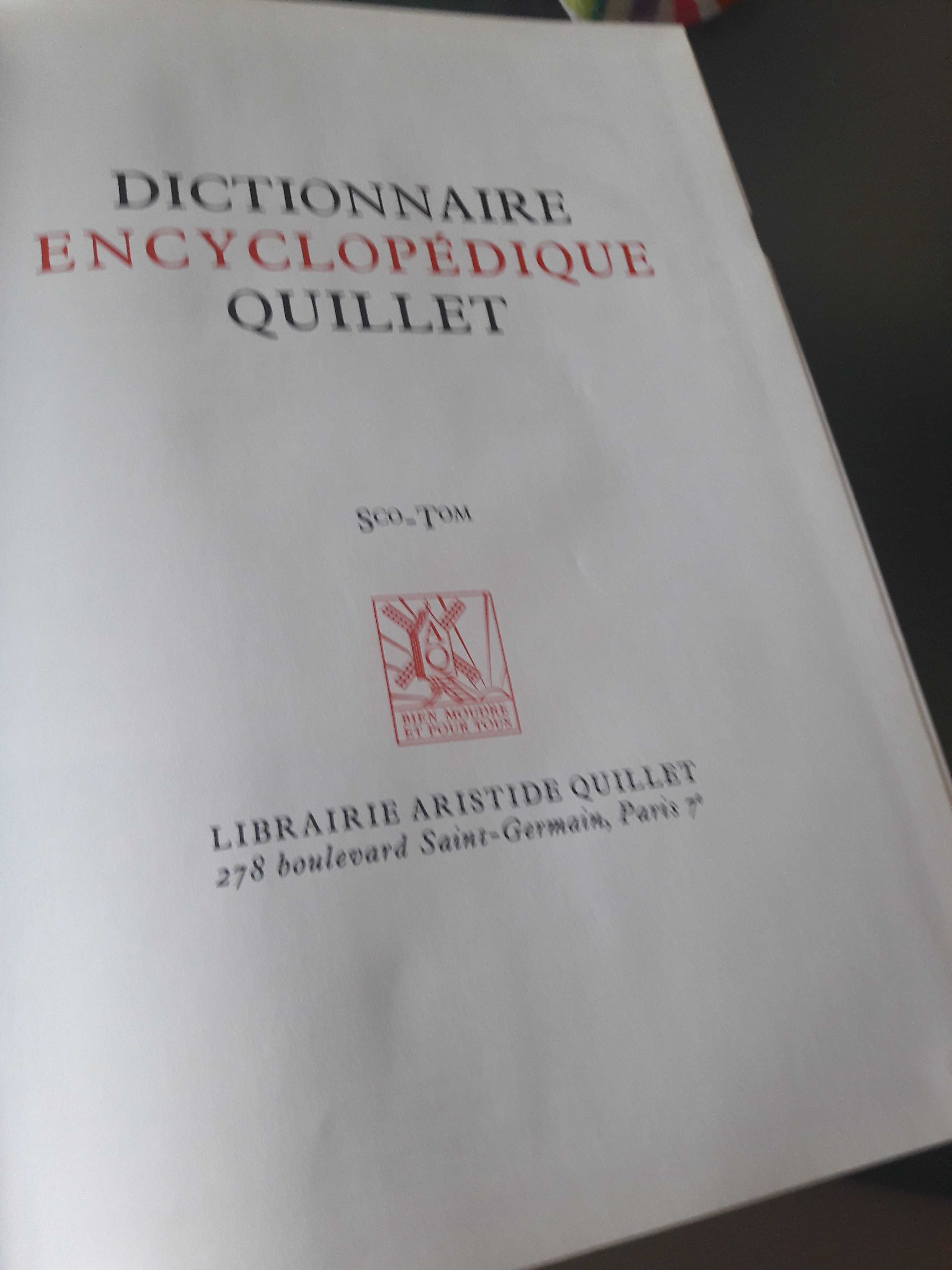 Enciclopédia  francesa QUILLET de 11 volumes