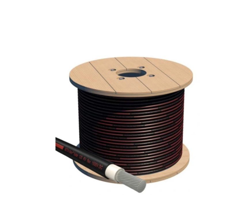 Kabel przewód solarny LEONI BETAflam 6mm2 czerwony OGNIOODPORNY 500mb