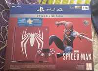 Consola PS4 Slim Spiderman - Ediçāo Limitada