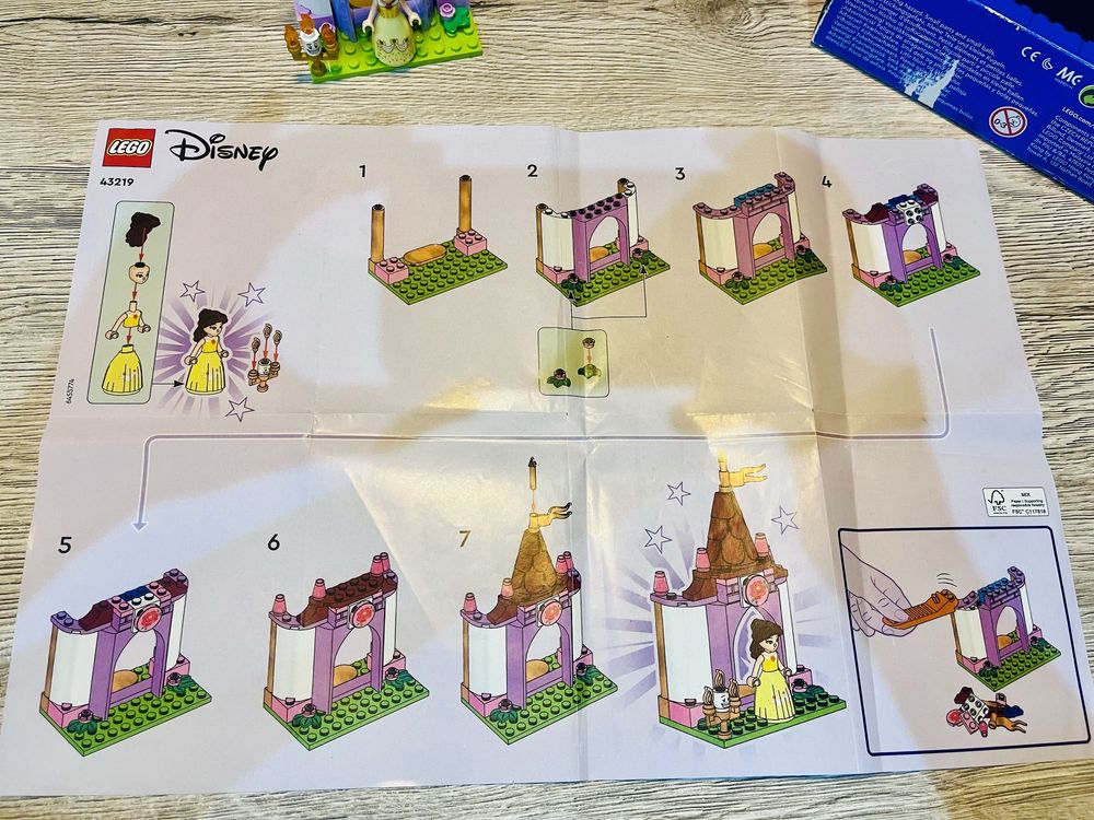 Zestaw LEGO Disney + instrukcja i organizer