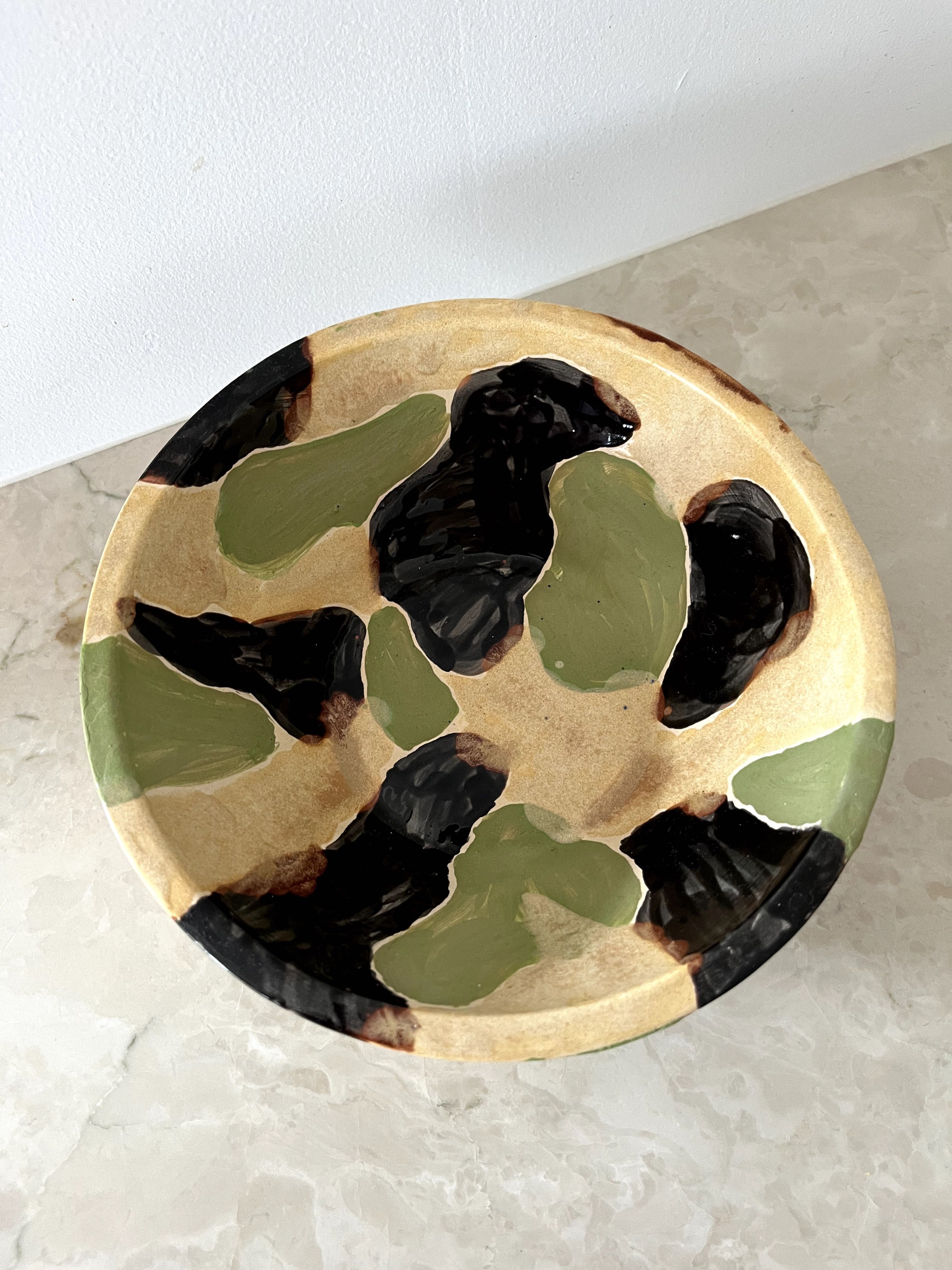 Ceramika - miska z ceramiki szkliwiona hand made
