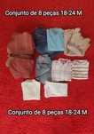 Conjunto de 8 peças de roupa de bebé 18-24 meses