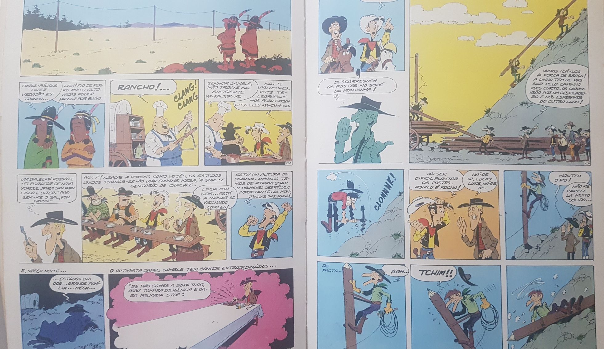 O FIO que canta, Lucky Luke