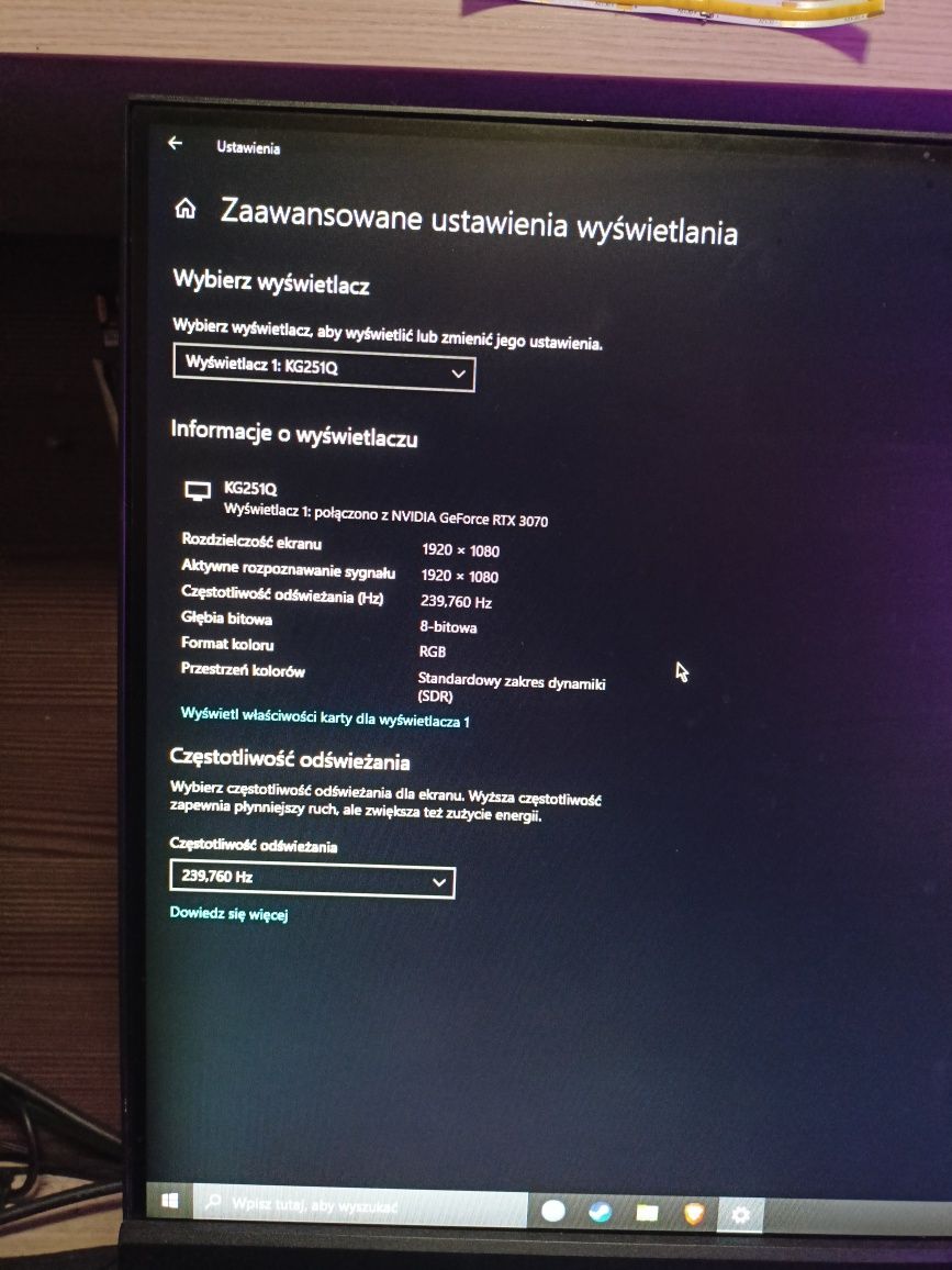 Komputer z monitorem i7 RTX zamiana
