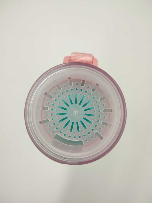 Vikaster Motywacyjna Butelka do picia wody 500ml cyjanowo-różowa