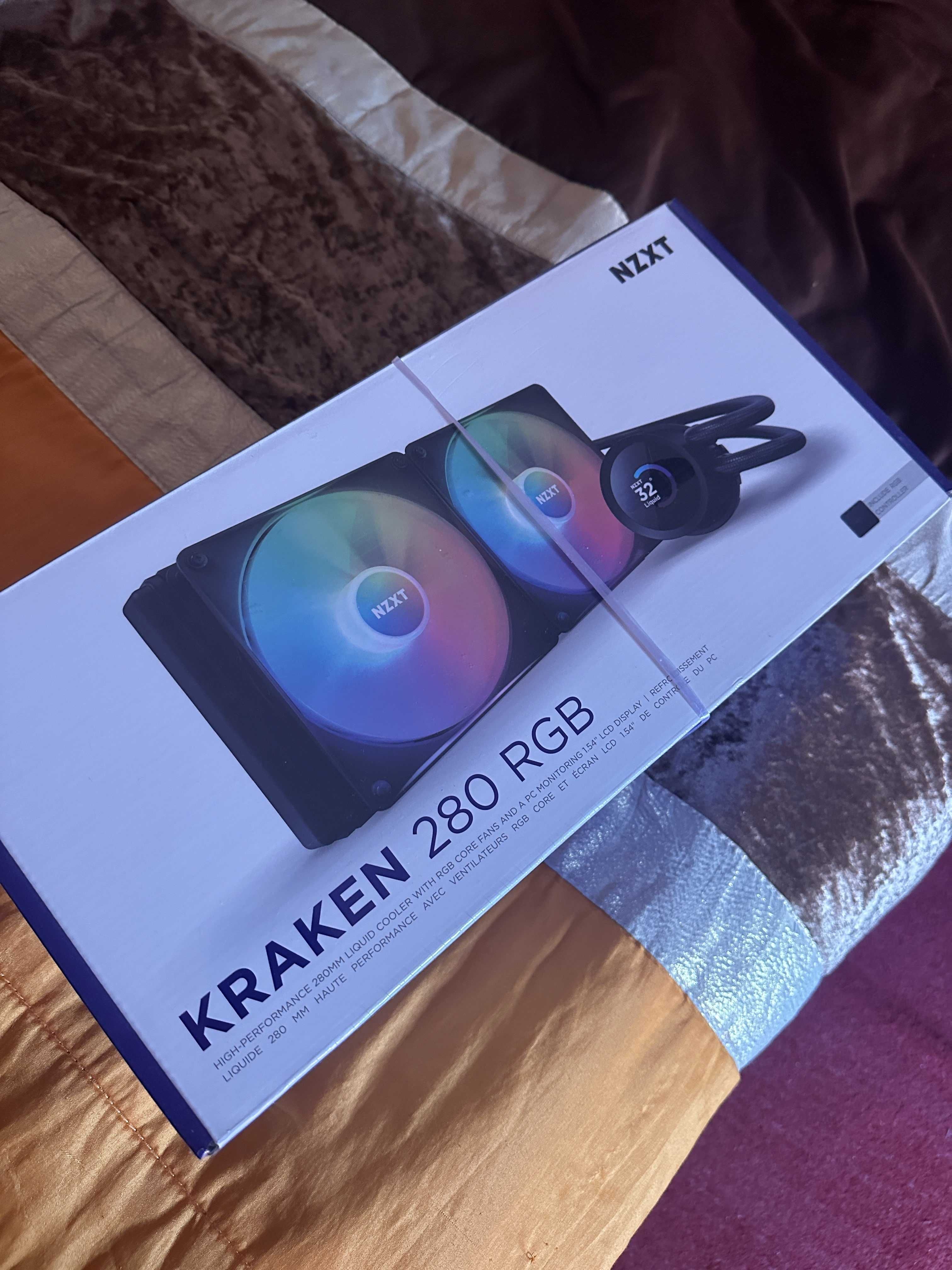 Water Cooler (NZXT Kraken 280 RGB) Novo Selado