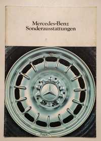 Mercedes Benz Sonderausstanttungen - folder, prospekt, broszura