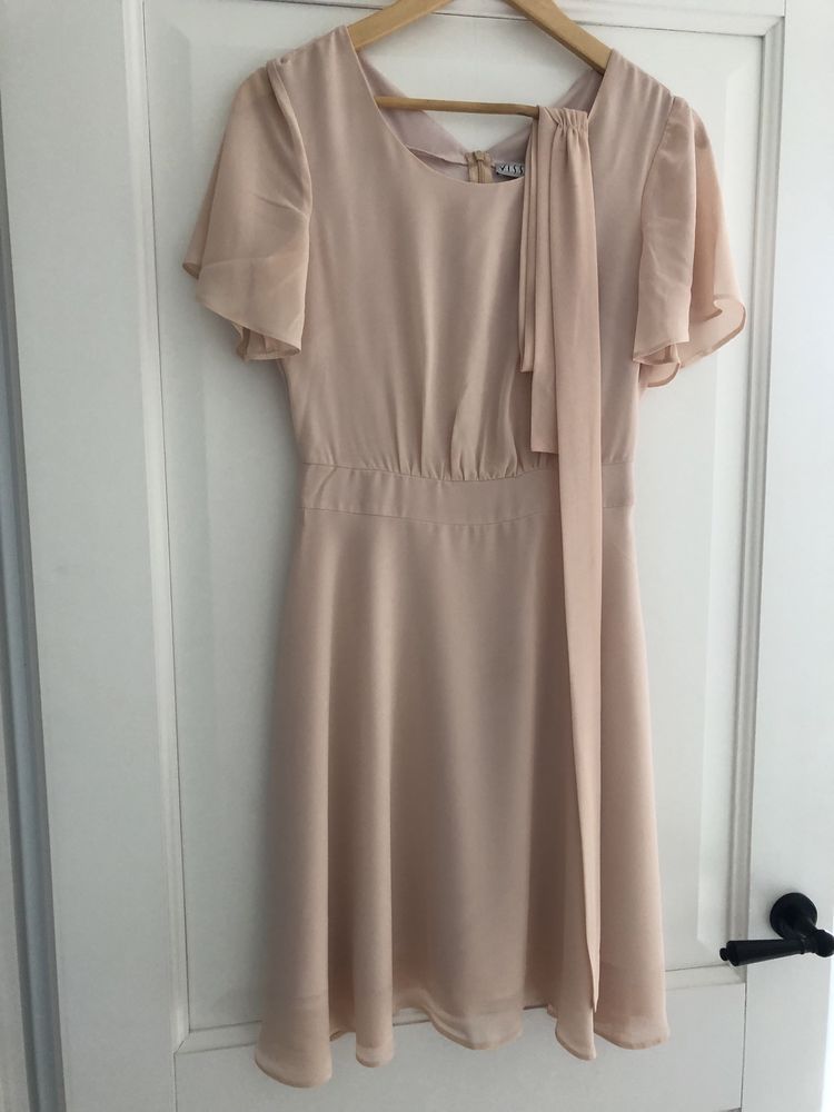 Sukienka elegancka z szyfonu, na wesele, komunie