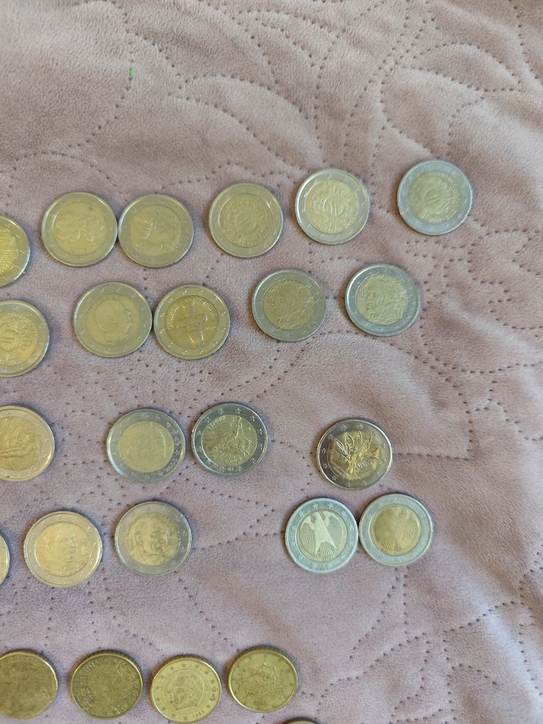 Еврові монети для колекції продаж або обмін