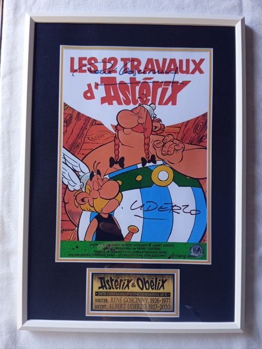 Moldura Asterix and Obelix: The Twelve Tasks of Asterix com Autógrafos