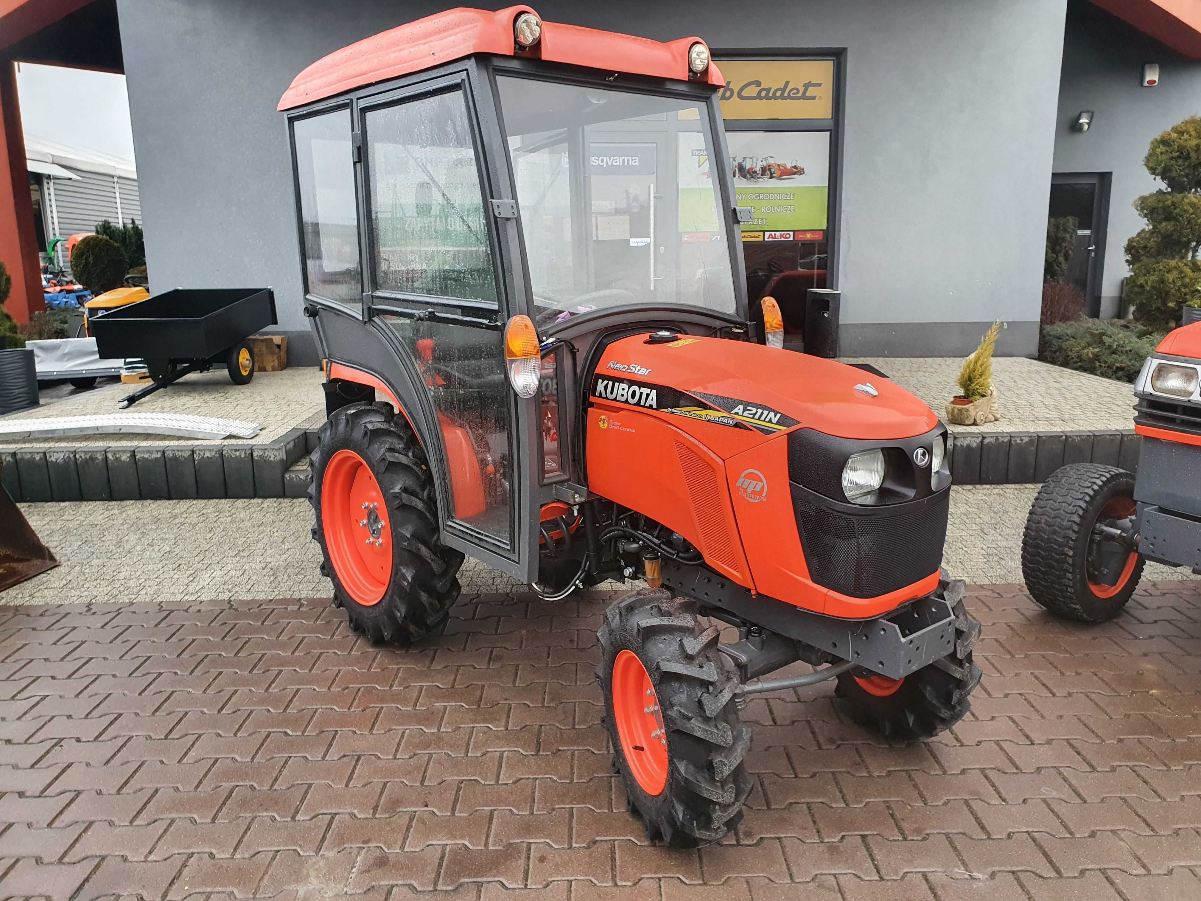 Nowy traktor japoński Kubota A211N 4x4 diesel 21KM WOM TUZ gwarancja