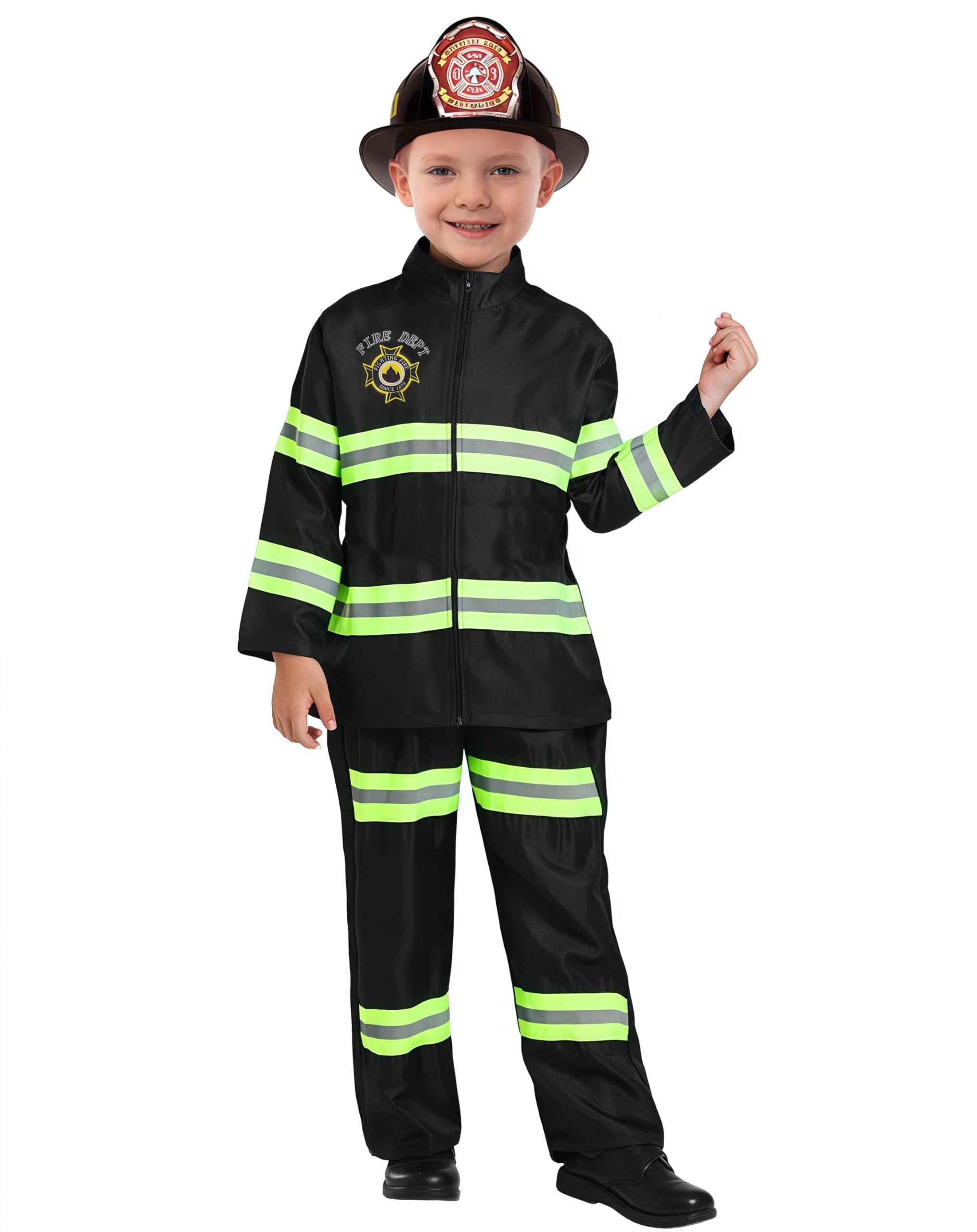 Strój Strażaka Dziecięcy Halloween 110cm 5-6 lat