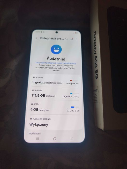 Smartfon Samsung Galaxy A54 5G 6 gb RAM telefon komórkowy 6/128