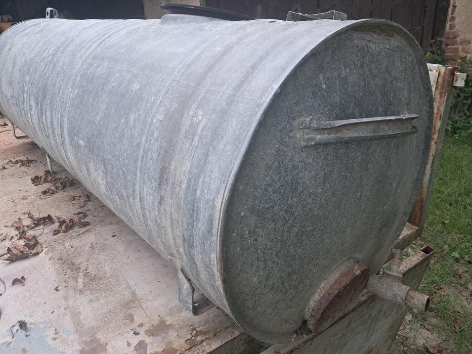 Beczka ocynkowana na wodę