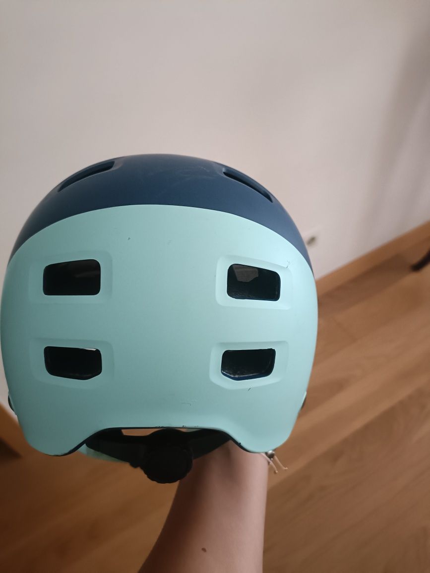Capacete de ciclismo criança 520 azul