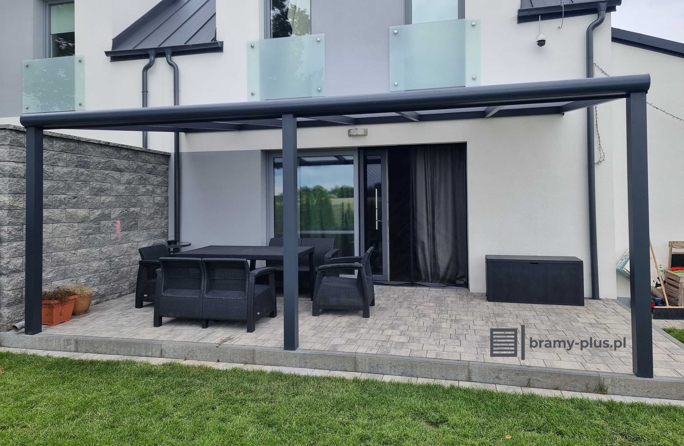 Zadaszenia tarasów aluminiowe, pergola z aluminium, zadaszenie carport
