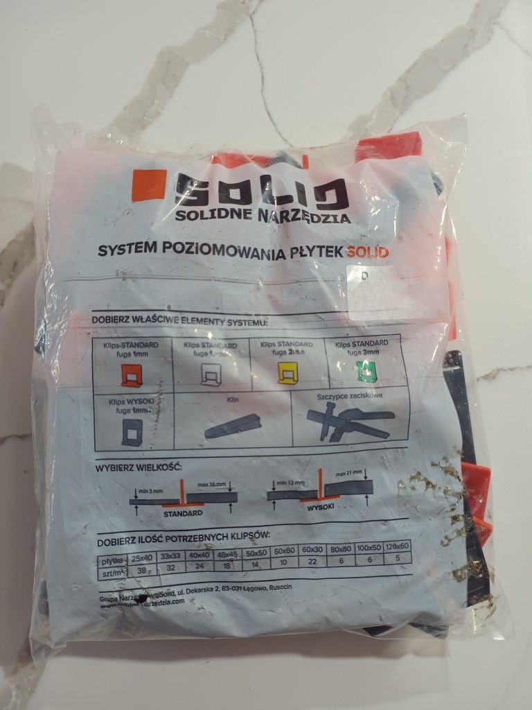 System poziomowania płytek SOLID