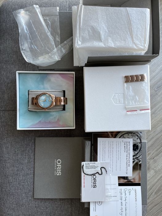 Oris Divers Cotton Candy 38mm full set