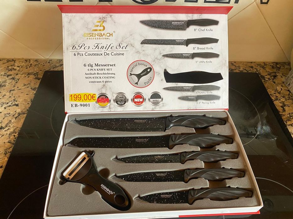 Conjunto Faqueiro Profissional em Cerâmica Novo