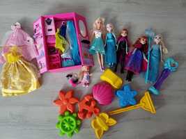 Zestaw lelek Frozen ELSA plus barbie akcesoria dla lalek do piasku