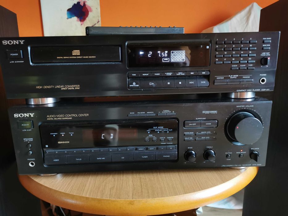 Amplituner Sony CD Sony Pilot Kolumny Yamaha NS-G30 II Bluetooth