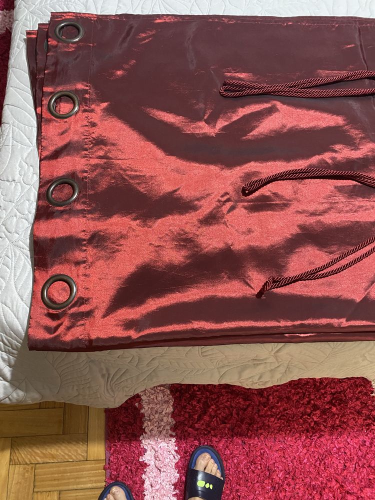 Cortinados de quarto. 2,60X1,40 cada um