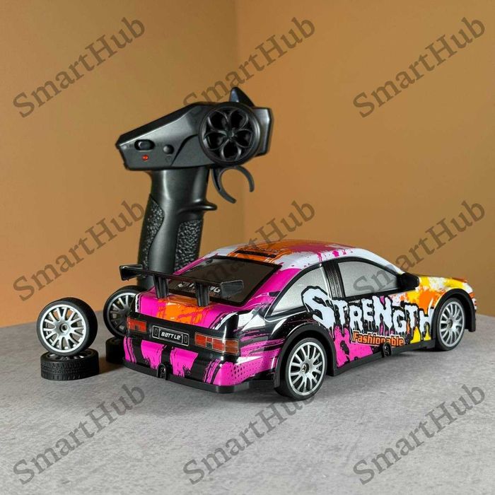 Дрифт машинка на пульті управління Strength Рожева. Машинка для дрифту