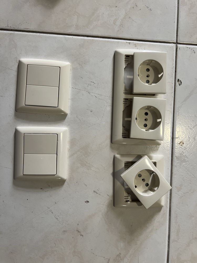 Tomadas e interruptores completos
