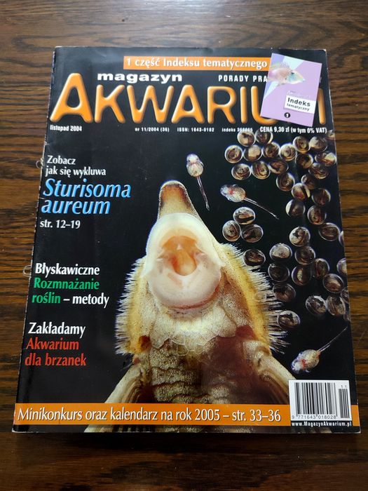 Magazyn akwarium czasopismo akwarystyczne nr 36 listopad 2004