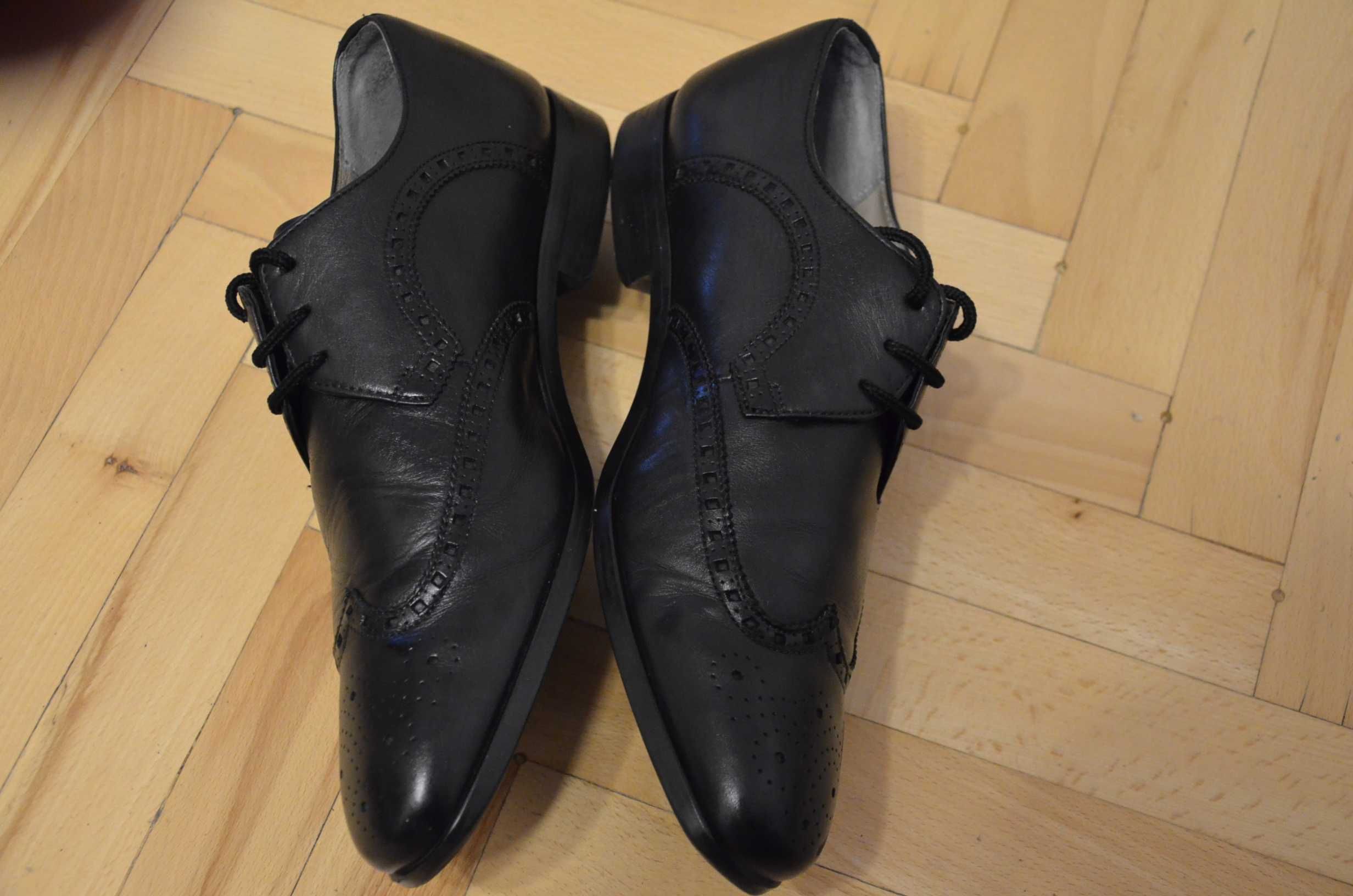 Buty brogsy Clarks 44 wkl. 29,5cm skóra superstan