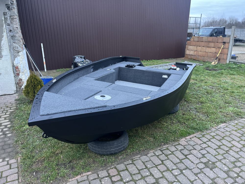King boats 430 lodz aluminiowa rumpel