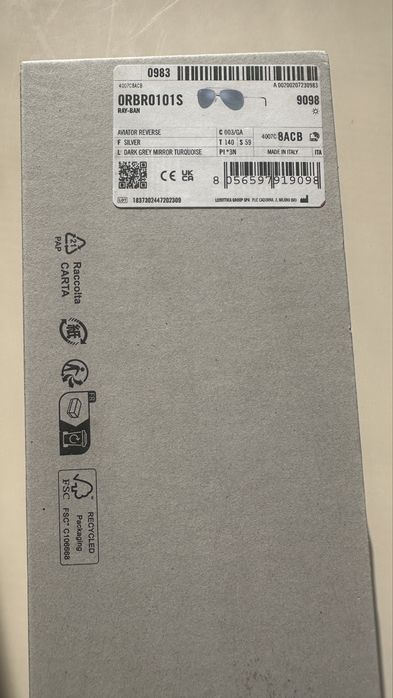 Ray ban Aviator Reverse