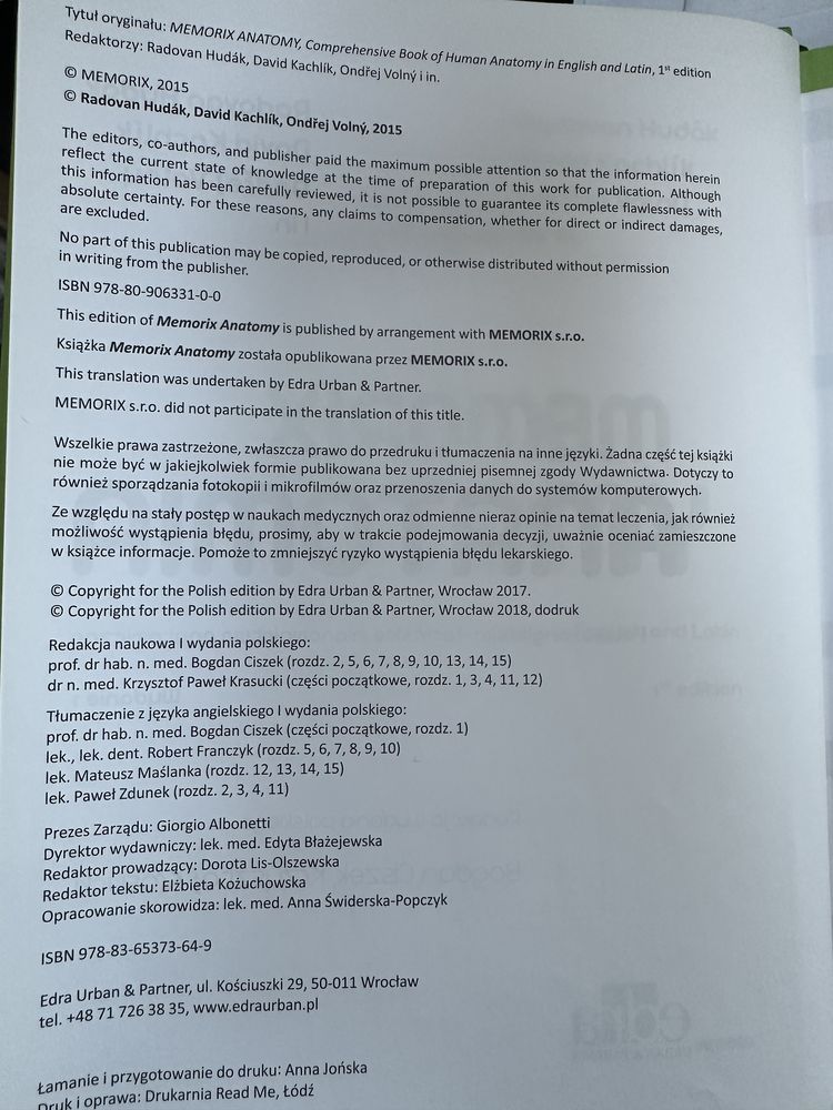Memorix anatomia