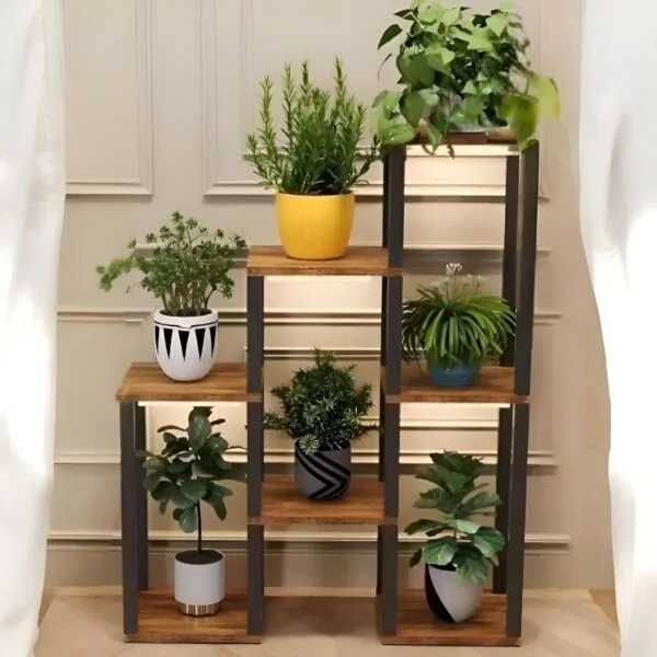 Стелаж этажерка полка в ванную кухню/ Стеллаж для цветов стойка полиця
