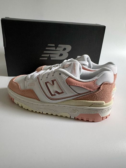 Nowe sneakersy damskie NEW BALANCE białe różowe 37